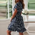thumbnail image 4 of Robes pour Femmes 2024 Été Robe Imprimée Oversize Rabais de 50 % Liquidation!, 4 of 7