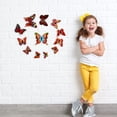 thumbnail image 1 of EGNMCR Wall Stickers, Cute Stickers 12pcs Decal Wall Stickers Home Decorations Double Layer Colorful wall sticker, 1 of 2