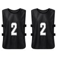 thumbnail image 4 of 12 Pcs Chasubles de Soccer pour Adultes à Séchage Rapide Maillots d'Équipe de Soccer, 4 of 8