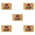 thumbnail image 1 of Baohd Wide Application Merry Christmas Gnome Doormat Soft And Comfortable Water Christmas hat 5Set, 1 of 6