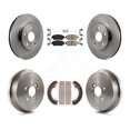 thumbnail image 1 of Transit Auto Front Rear Disc Brake Rotors Ceramic Pads and Drum Kit for Car 2005-2006 Toyota Camry SE XLE Vehicles Manufactured In Japan K8A-105085, 1 of 2