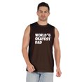 thumbnail image 1 of Inkmeso Printed Graphic World Okayest Dad€ T-Shirt For Mens Best Daddy Ever Gift T-Shirt, 1 of 7