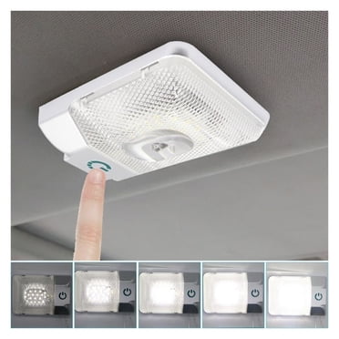 1 Pce DC 12V LED Dôme de Plafond pour VR Éclairage Intérieur Remorque Campeur VR Lumières pour Campeur VR Accessoires Intérieurs, Variété de Caractéristiques