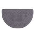 thumbnail image 2 of EQWLJWE Tapis de Porte pour Entrée Extérieure, Tapis de Porte Demi-Rond Intérieur Extérieur Antidérapant, Paillasson Profil Bas avec Endos Antidérapant, Gratte-Chaussures Absorbant, Tapis de Sol Tapis d'Entrée, 2 of 9