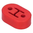 thumbnail image 3 of Rubber Insulator Mount 2-Hole Muffler Hanger Polyurethane Shakeproof Universal Automobile Exhaust Pipe FittingsRed, 3 of 8