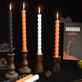 thumbnail image 1 of 4PCS Halloween Candles Taper Candles Halloween Taper Candles Ghost Candles Skeleton Taper Candles Long Halloween Wax Candles Gothic Skull Candle Decor Creepy Skeleton-Shaped Candles, 1 of 7
