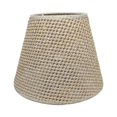 thumbnail image 1 of Rattan Lamp Shade Woven Lampshade for Table Lamp Chandelier Ceiling Rose Gold, 1 of 8