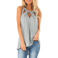 thumbnail image 1 of Womens Sleeveless Sexy Hollow Halter Summer Tops, 1 of 1