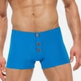 thumbnail image 1 of Men's Breathable Microfiber Trunks Underwear Covered Band Multipack Link Underwear Colorful Underwear for Men Men No Ride up Underwear Men Shorts for Men Mens Men Underwear Underwear Men Shorts Men, 1 of 3