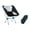 Sky Blue, variant on Outdoor Folding Chair High-Strength Aviation Aluminum Alloy Portable Lightweight Camping Fishing Beach Chair with Storage Bag