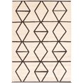 thumbnail image 1 of ECARPETGALLERY Ana Ivory & Brown Rug, 1 of 9