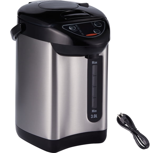 KFFKFF Hot Water Dispenser, Adjustable 4 Temperatures Water Boiler and Warmer, 304 Stainless Steel Countertop Water Heater