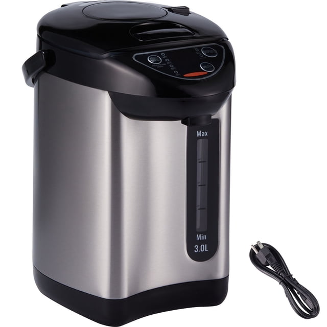 KFFKFF Hot Water Dispenser, Adjustable 4 Temperatures Water Boiler and Warmer, 304 Stainless Steel Countertop Water Heater