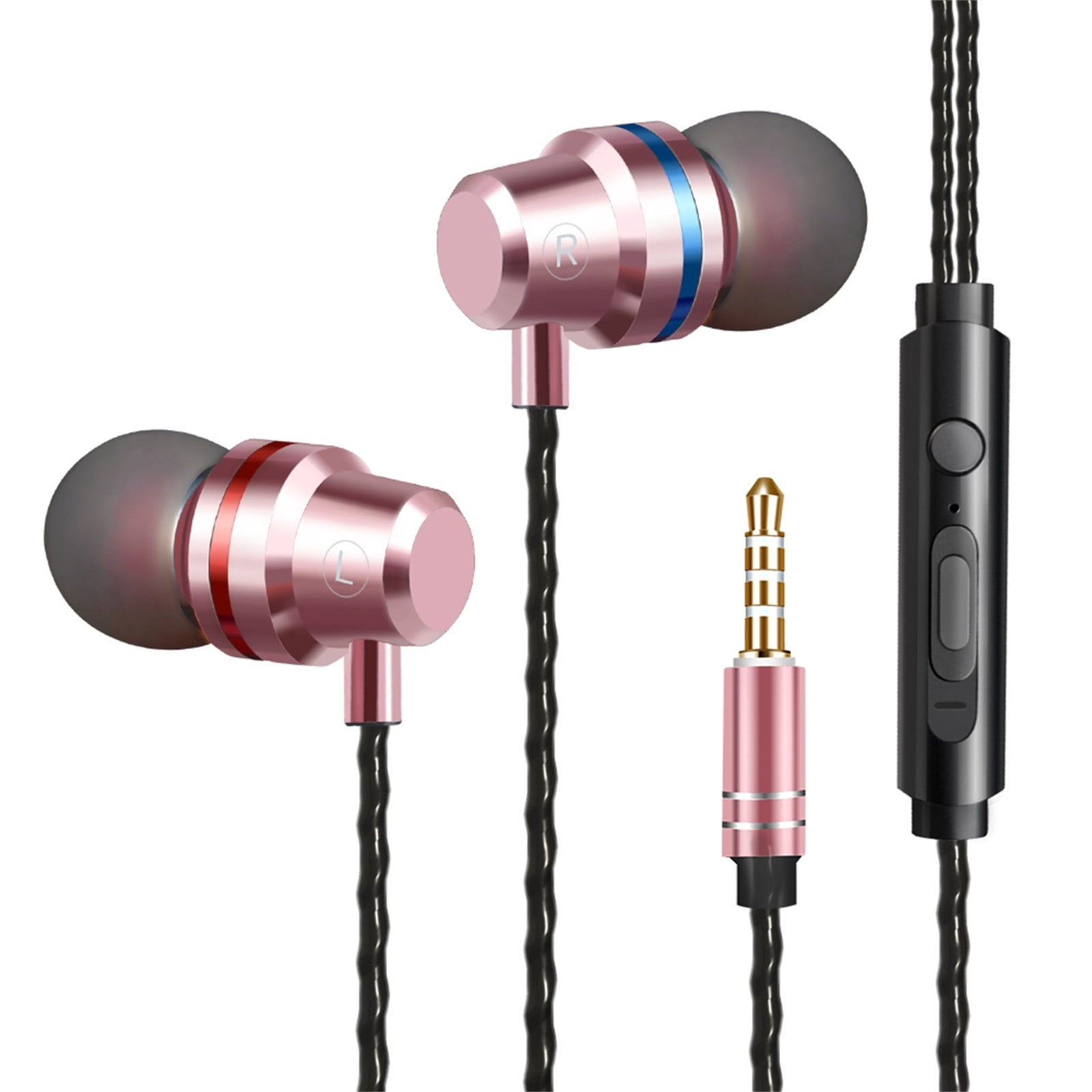Headphones Wired Earbuds, Wired Sports Headphones Hifi Super Headset 3.5Mm In-Ear Earphone Stereo Earbuds Headphone Wired Earbuds Wired Headphones