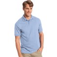 thumbnail image 1 of Hanes Men's Cotton-Blend EcoSmart Jersey Polo - 054X, 1 of 1