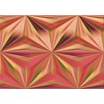 thumbnail image 1 of Ahgly Company Tapis d'Intérieur Rectangulaire Transitionnel Orange Lavable à la Machine, 5 Pieds x 7 Pieds, 1 of 1