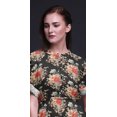 thumbnail image 3 of Bimba Robe Longue Maxi d'Été à Fente Latérale Imprimée Feuilles et Fleurs pour Femmes - TTTG, 3 of 6