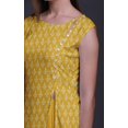 thumbnail image 2 of Bimba Printed Straight Tunic DressesForWomen Sleeveless Side Slit Kurti, 2 of 6