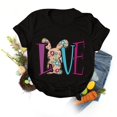 thumbnail image 1 of EGNMCR Easter T-shirt Imprimé Femmes T-Shirts Graphiques Femmes Chemises T-shirt Décontracté Ample à Col Rond Manches Courtes Blouse à Imprimé de Lettres T-shirt T-shirt pour Femmes, 1 of 4