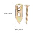 thumbnail image 4 of MasteelfCA 10 Pcs Drywall Anchors Self Tapping Screws Plasterboard Anchor Fixing Screws, 4 of 8
