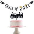 thumbnail image 1 of Oleegame 1PC Cookie Mold Of P 2021 Party TopperGlitter DecorationsClass 2021 Graduation Cake Graduation Home Decor Black, 1 of 9