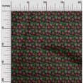thumbnail image 1 of oneOone Cotton Poplin Fabric Leaves & Floral Block Decor Fabric Printed BTY 42 Inch Wide, 1 of 4