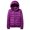 Purple, variant on UKAP Women Outwear Pocket Coat Hooded Puffer Jacket Casual Outdoor Down Jackets Purple XL