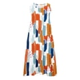 thumbnail image 4 of Jsaierl Robes Maxi pour Femmes en Coton et Lin à Imprimé Graffiti, Robe Longue Décontractée Fluide Sans Manches à Encolure Dégagée avec Poches, 4 of 5