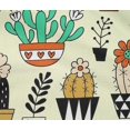 thumbnail image 5 of oneOone Polyester Lycra Fabric Leaves & Floral Block Print Fabric BTY 56 Inch Wide, 5 of 5
