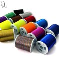 thumbnail image 2 of 01 0.28mm 0.22mm100 Yards Fishing Rod Guide Wrapping Thread Repair Component DIY NCP metallic fluorecent Rod Building Thread TN01-013 YC148, 2 of 6