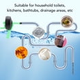 thumbnail image 4 of Handheld Drain Cleaner Plumbing Snake Auger Drain Unblocking Plumbing Hair Clog Removal Tool Sink Unclogger Drain Cleaner Tool Manual Or Powered Plumbing Snake Plumbing, 4 of 7