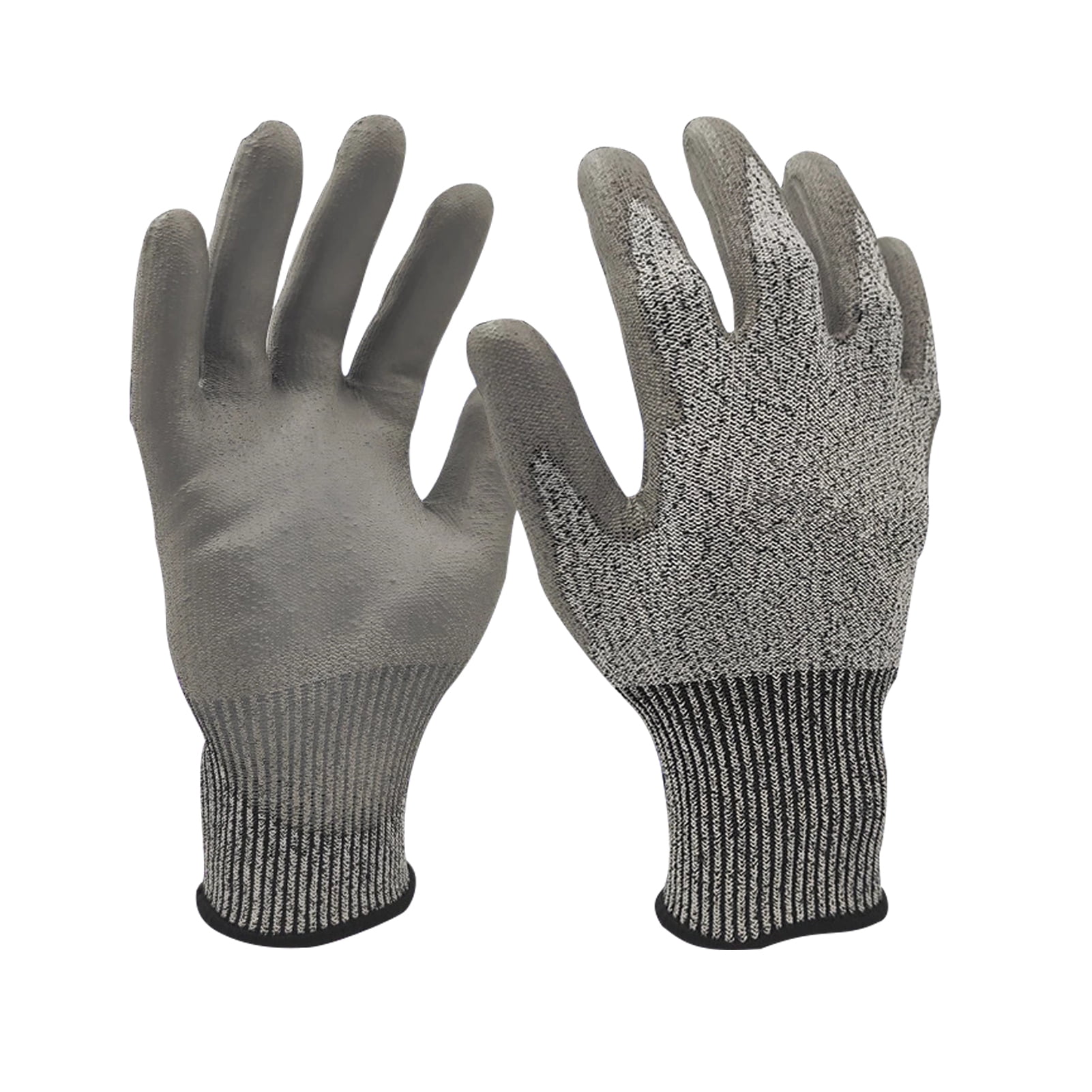Amdohai Safety Work Gloves PU Polyurethane Coated Working Gloves Gardening Gloves Protective Flexible Gloves Cut Resistant Glove Level 5 Protection