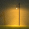 thumbnail image 2 of Mosiee 5 Pcs Lampadaire Led Échelle Ho Modèle de Train Gare Ferroviaire Cour Poteau de Lampe pour 9V à 16V CC Utilisation Modèle de Train Mise en Page, 2 of 7