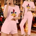 thumbnail image 2 of Womens Pajamas Set, Casual Pants and Tops Sleepwear, 2 of 8