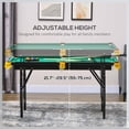 thumbnail image 4 of Soozier Ensemble de Table de Piscine Pliante de 55 Pouces, Hauteur Réglable, Vert, 4 of 10