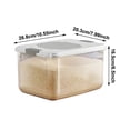 thumbnail image 3 of TIELUTT Contenants Alimentaires Aliments Hermétiques Aliments Lessive Contenants en Verre pour Organiser Rangement de Pain Maison Contenants de Rangement pour Pain avec Couvercles Petits Contenants Hermétiques avec Couvercles pour Organiser le Fromage, 3 of 6
