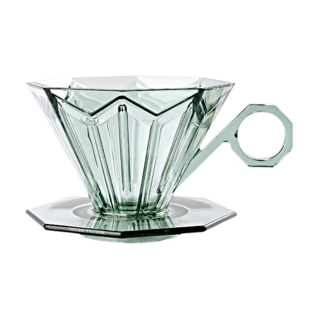 Abbracc Tasse à Café Infusée à la Main Goutte à Goutte à Café Pratique Fond Plat Multifonction Vert