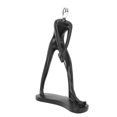 thumbnail image 1 of Resin Figure Statue, Decorative Abstract Musician Sports Men Figurines For  Decor Black, 1 of 8