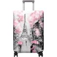 thumbnail image 1 of Travel Luggage Cover Suitcase Protector Fits 18-32 Inch Luggage Wheel Covers Patterned Travel Related Items Flower Luggage Protector Elastic Luggage Anti-scratch Suitcase Cover L, 1 of 5