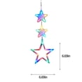 thumbnail image 3 of Uheoun Outdoor Lights Christmas Window Lights Decorations, Battery Powered Christmas Window Hanging Lighted LED Sucker Lamp For Xmas Tree Fireplace Window Indoor Outdoor Decor, 3 of 6