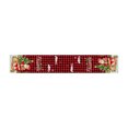 thumbnail image 1 of Décorations de Noël Rouges et Noires Fournitures de Décoration de Maison de Noël Nappes en Tissu Créatives Nappes de Noël Noires et Rouges Décorations de Noël, 1 of 2