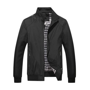Penkiiy Men's Casual Classic Denim Jacket Slim Fit Fashion Jean Coat 3XL Black