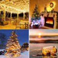 thumbnail image 4 of Solar String Lights 200 LED Solar Fairy Lights 72 feet 8 Modes Copper Wire Lights Starry String Lights Indoor Outdoor, 4 of 7