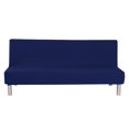thumbnail image 2 of CHOK 2024 Futon Slipcover Armless Sofa Covers Stretch Sofa Bed Slipcover Protector Elastic (Light Gray Animal), 2 of 7