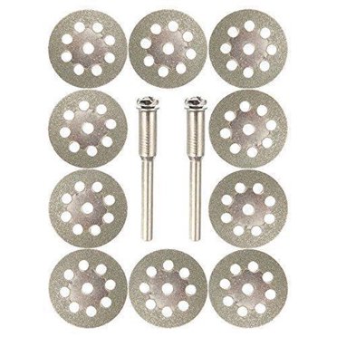 XZNGL Ensemble de 10 Pcs de Disques de Coupe Diamant pour Lames de Scie, Outil Rotatif de Remplacement