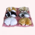 thumbnail image 1 of Cute Simulation Sleeping Puppy Dog Doll Toy with Sound Kid Toy Decoration Gift, 1 of 10