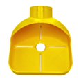 thumbnail image 1 of Abbracc Bol de Collecte de Poussière pour Perceuse Réutilisable pour Artisanat à la Maison Accessoires de Construction Jaune, 1 of 9