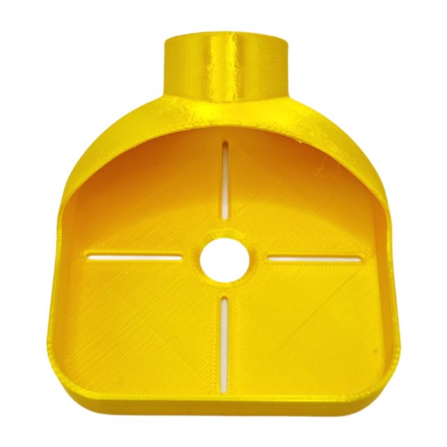 Abbracc Bol de Collecte de Poussière pour Perceuse Réutilisable pour Artisanat à la Maison Accessoires de Construction Jaune