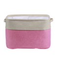 thumbnail image 2 of Sundries Storage Basket Foldable Cotton Linen Box For Home Bedroom Houseroom, 2 of 3