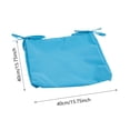thumbnail image 2 of KER Housse de Coussin Carrée d'Extérieur en Polyester, Coussinet de Siège pour Meubles de Jardin et de Patio, Protecteur de Coussin Durable et Résistant aux Intempéries, 22 Couleurs au Choix, Sans Noyau, 2 of 3